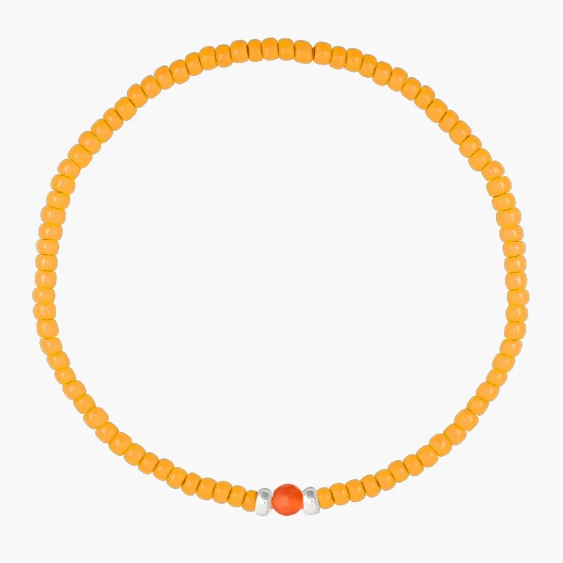 urban sleek bracelet-2mm Beads Dandy Bracelet (Orange)