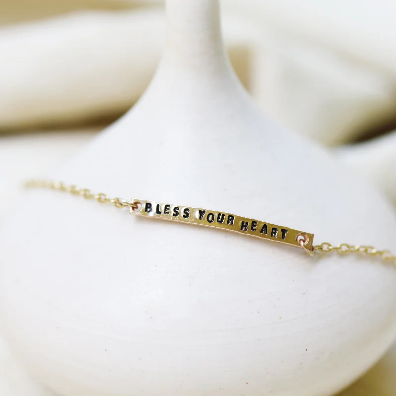 custom cosmos bracelet-BLESS YOUR HEART | HORIZON BRACELET