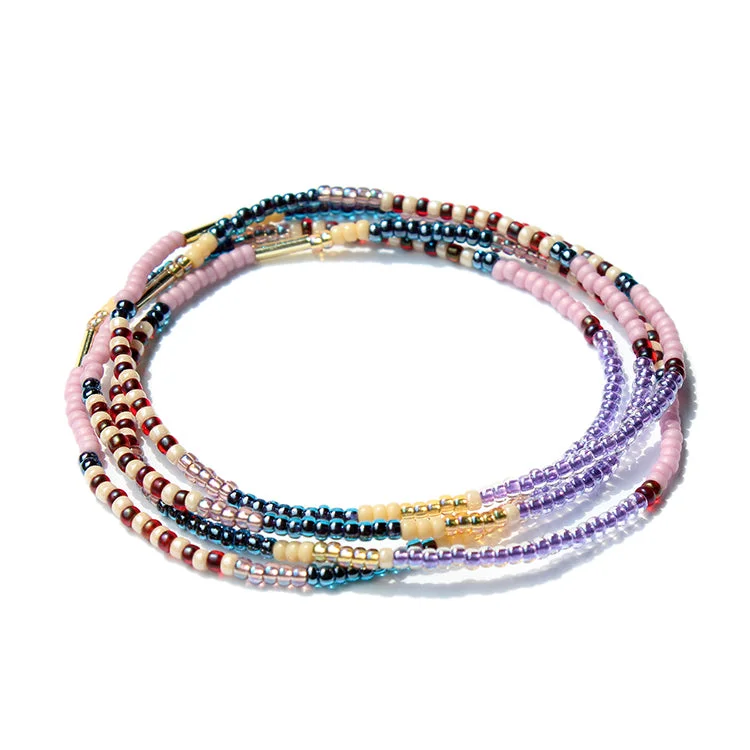 stellar star bracelet-Coco Bracelets set of 4 / Violet