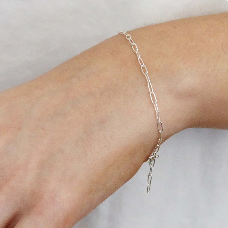 wanderlust chic bracelet-ELONGATED LINK BRACELET