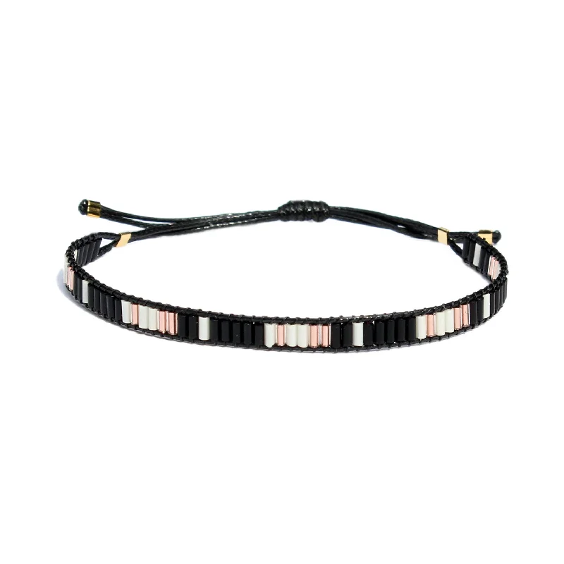 elegant beaded bracelet-Fino Stripe Bracelet