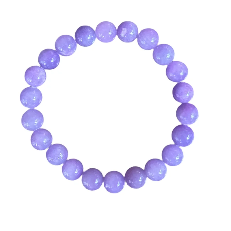 luxurious chain bracelet-Lavender Jade 8mm Bracelet