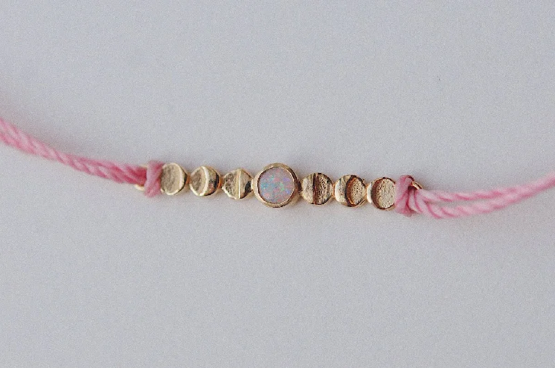 thin couple bracelet-Mini Opal Cosmic Witch Bracelet