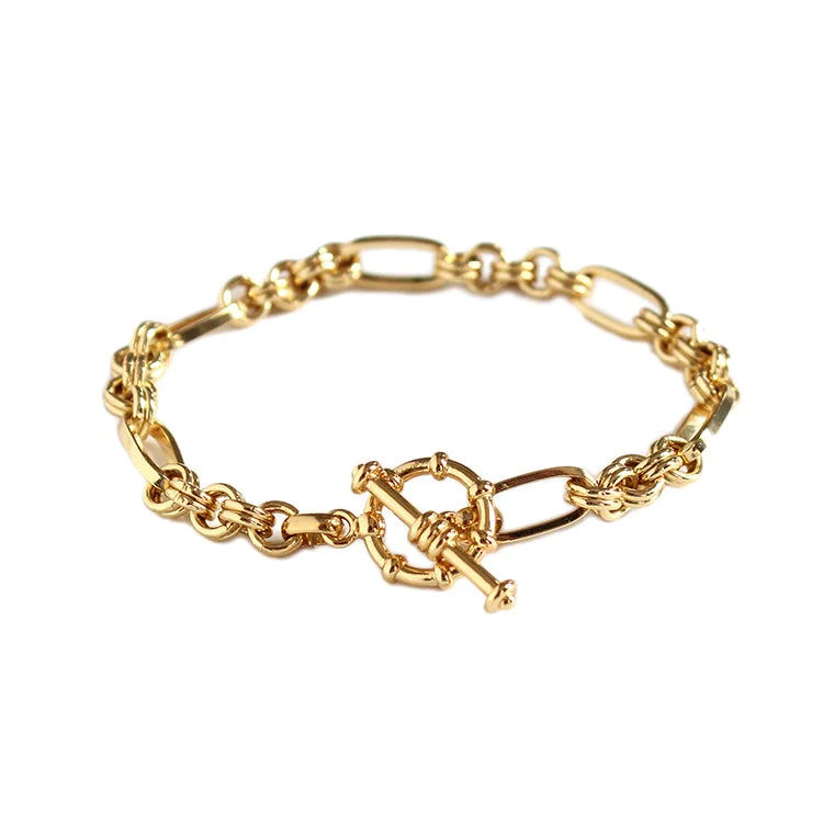 rose gold knotted bracelet-Raquel Bracelet