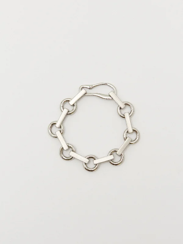 frond chain bracelet-Silver Tilda Bracelet