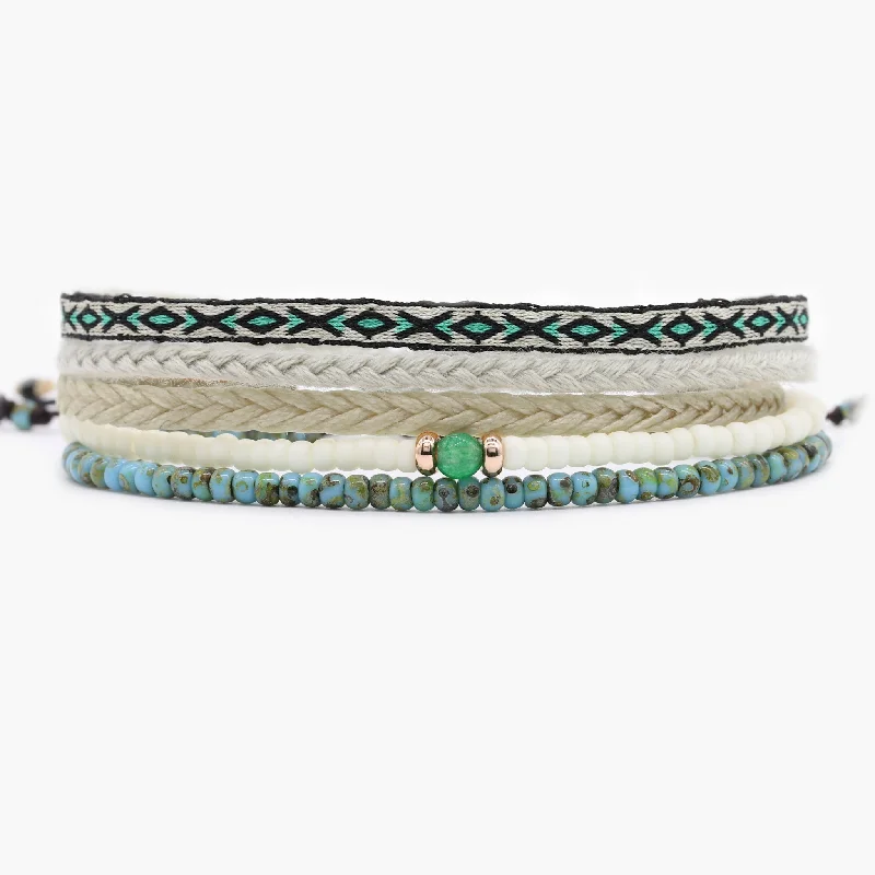 tarnished statement bracelet-The Canggu Stack