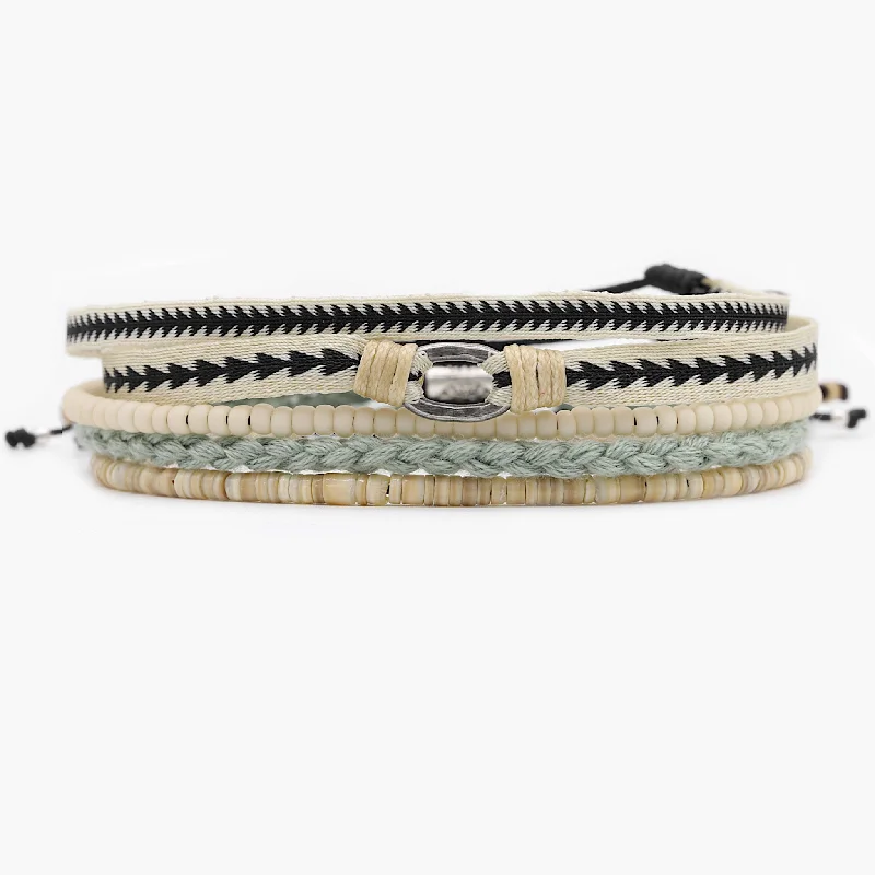 urban midnight bracelet-The Nomade Stack