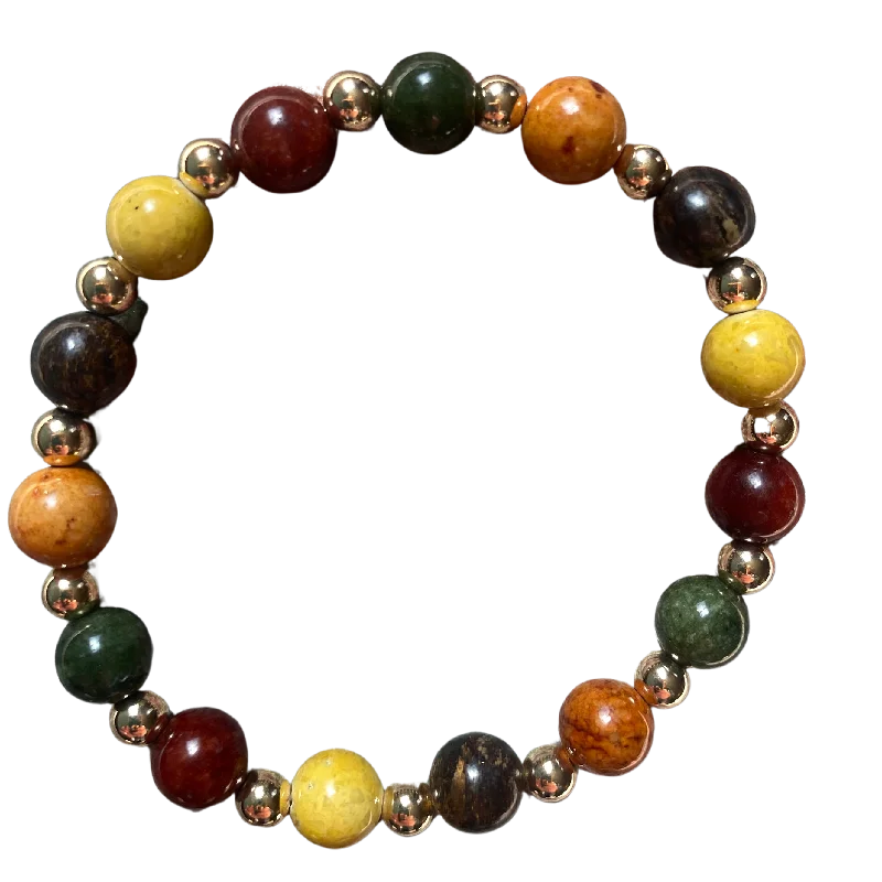 thin bar bracelet-Autumn Leaf Ainsley Bracelet