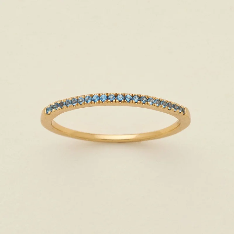 heavy statement ring-December Birthstone Stacking Ring