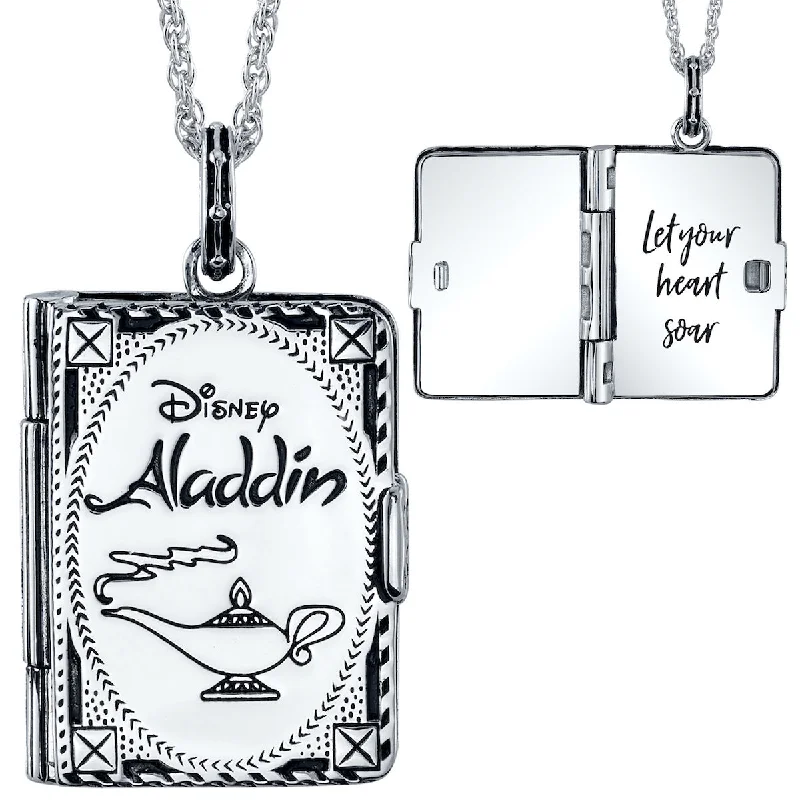 bendable infinity necklace-Disney X RockLove ALADDIN Storybook Pendant