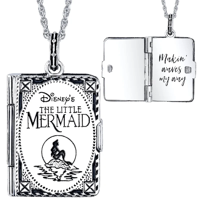 urban midnight necklace-Disney X RockLove THE LITTLE MERMAID Storybook Pendant