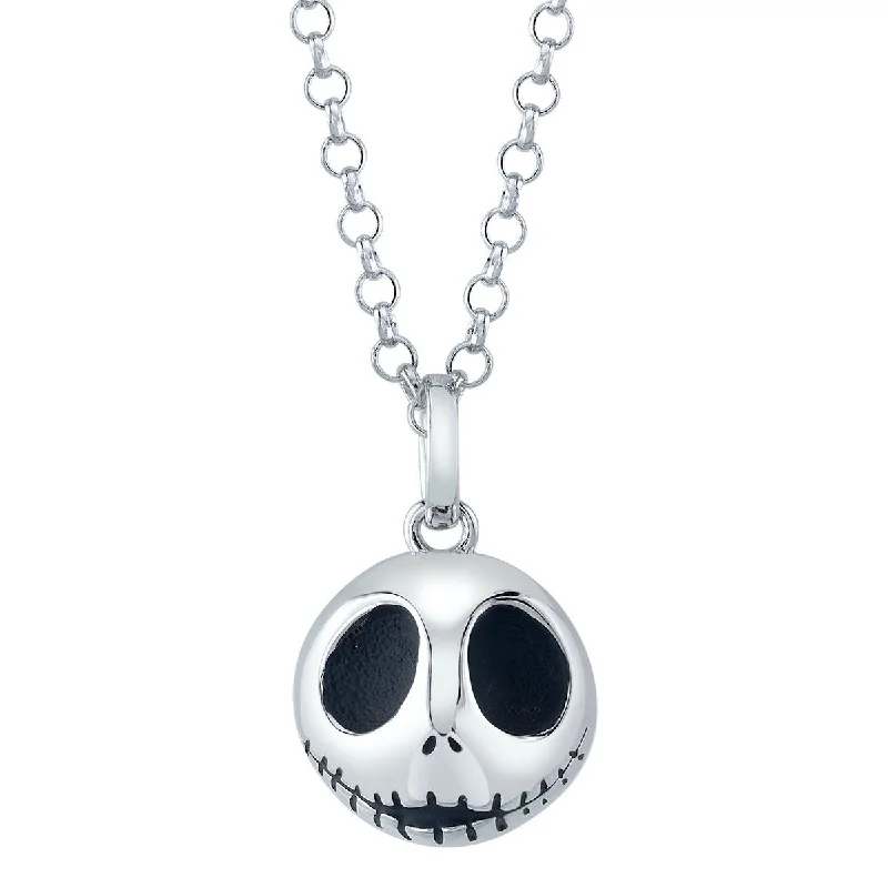 uncut turquoise necklace-Disney X RockLove THE NIGHTMARE BEFORE CHRISTMAS Jack Skellington Necklace