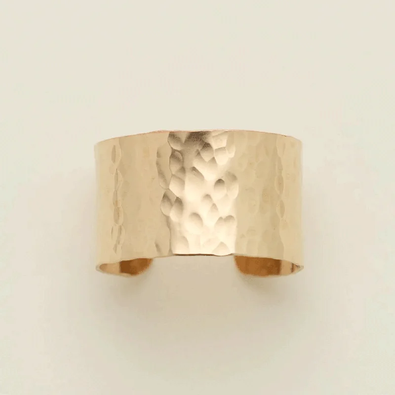 wanderlust stacking ring-Hammered Cigar Band Ring | Final Sale