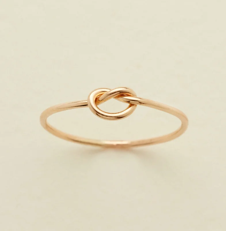 bendable infinity ring-Knot Ring