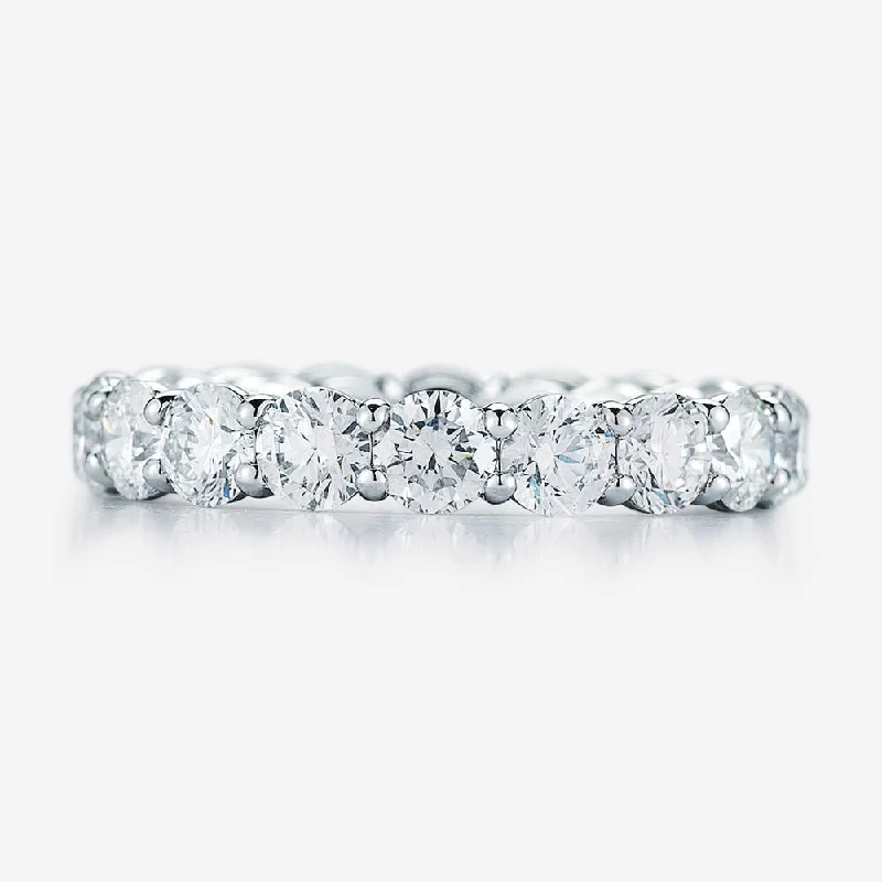 urban midnight ring-Lab Grown Round Diamond Eternity Band