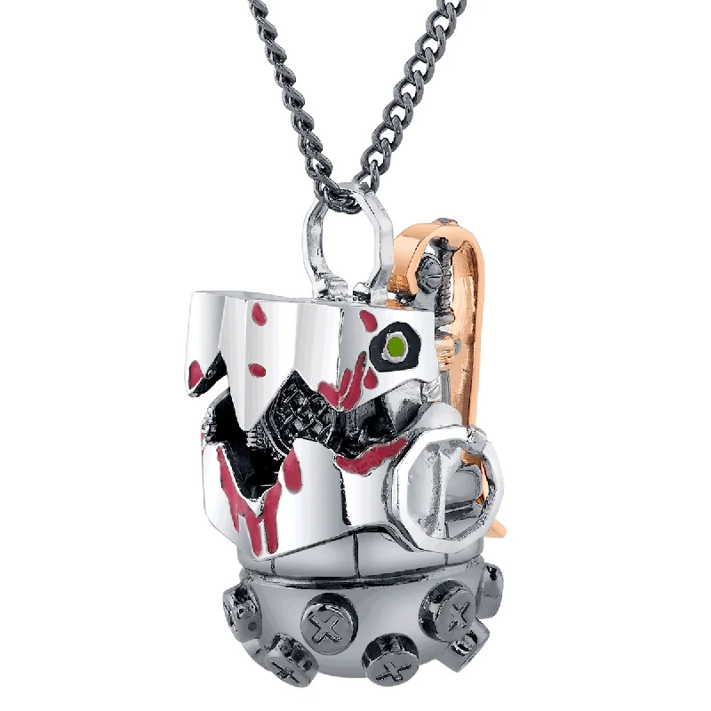 heavy statement necklace-League of Legends X RockLove ARCANE Articulated Jinx Chomper Pendant