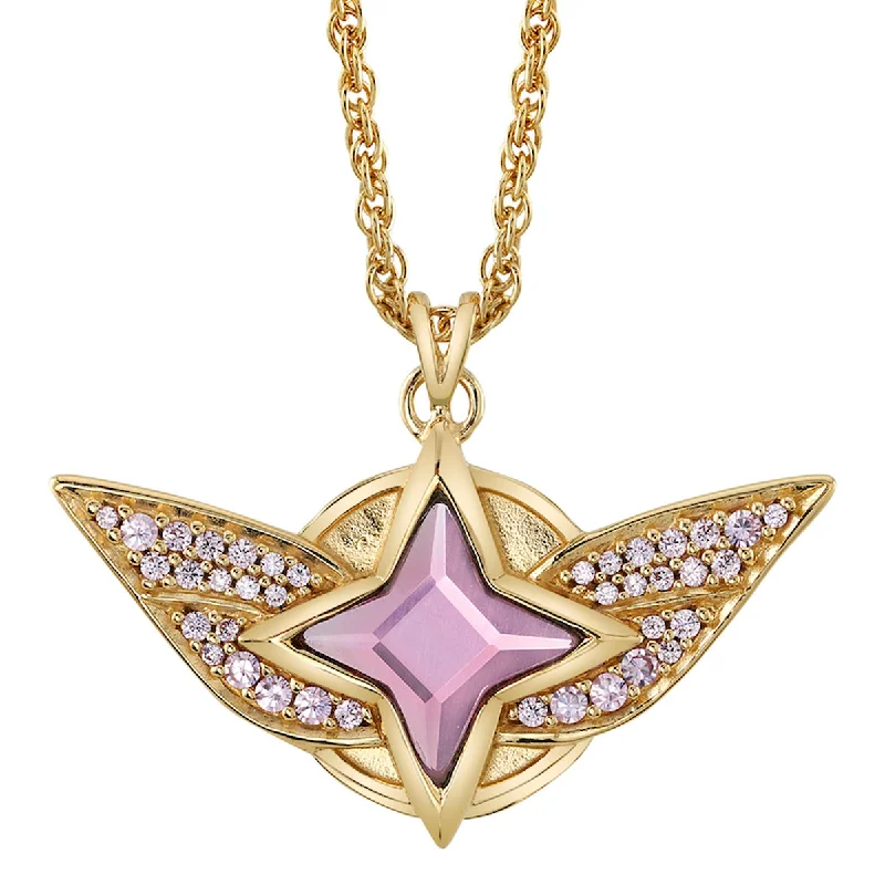 stamped letter necklace-League of Legends X RockLove STAR GUARDIAN Hope Locket