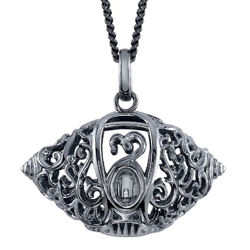 pewter layered necklace-Magic: The Gathering X RockLove Mishras Bauble Necklace