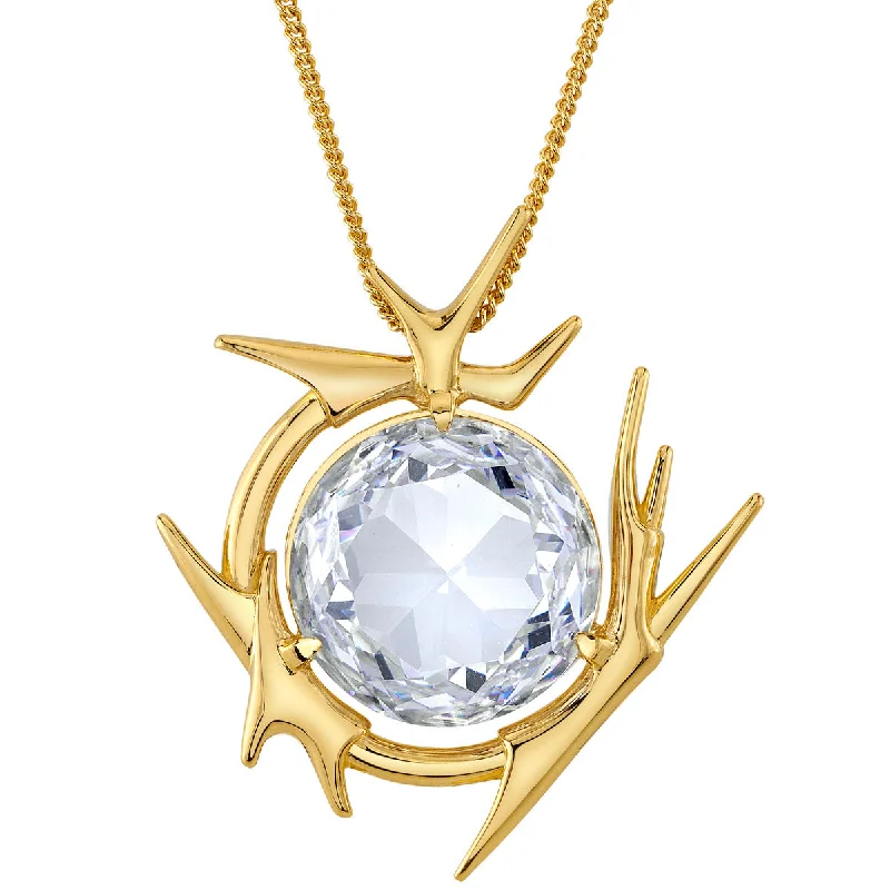 chiseled diamond necklace-Magic: The Gathering X RockLove Mox Diamond Necklace