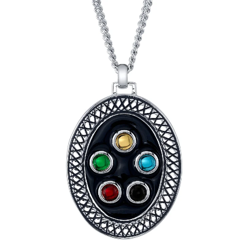 retro-style necklace-Magic: The Gathering X RockLove Pip Medallion Necklace