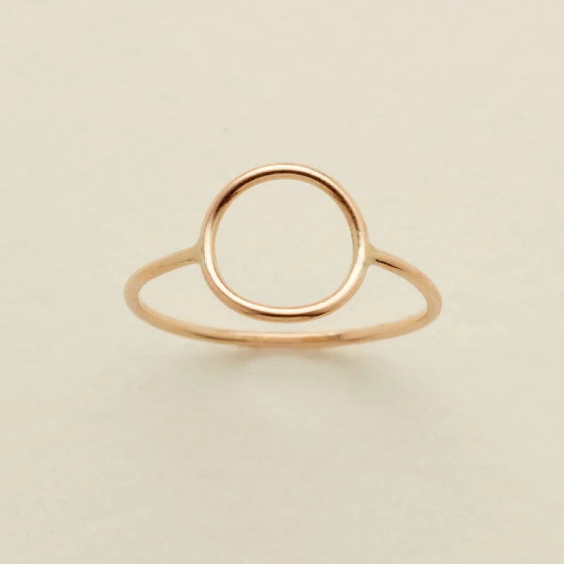 stamped monogram ring-Meridian Ring