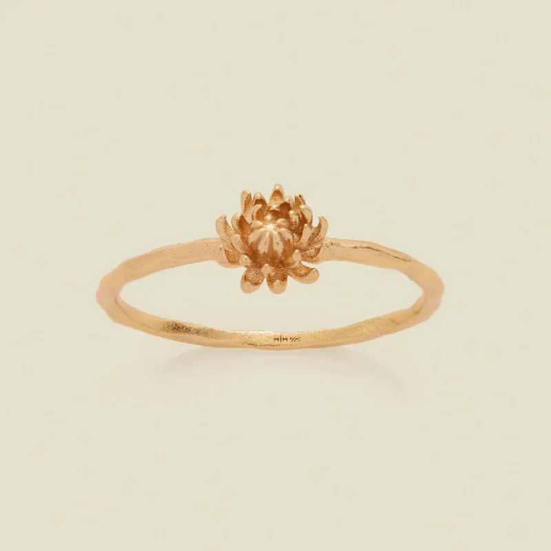 stellar star ring-November Birth Flower Ring