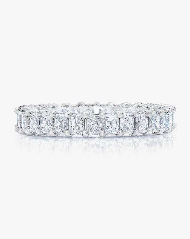 luxurious cocktail ring-Radiant Diamond Eternity Band