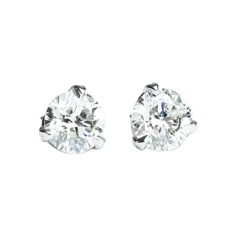 urban gemstone earrings-Nuvola Diamond Stud Earrings (1.75ctw)