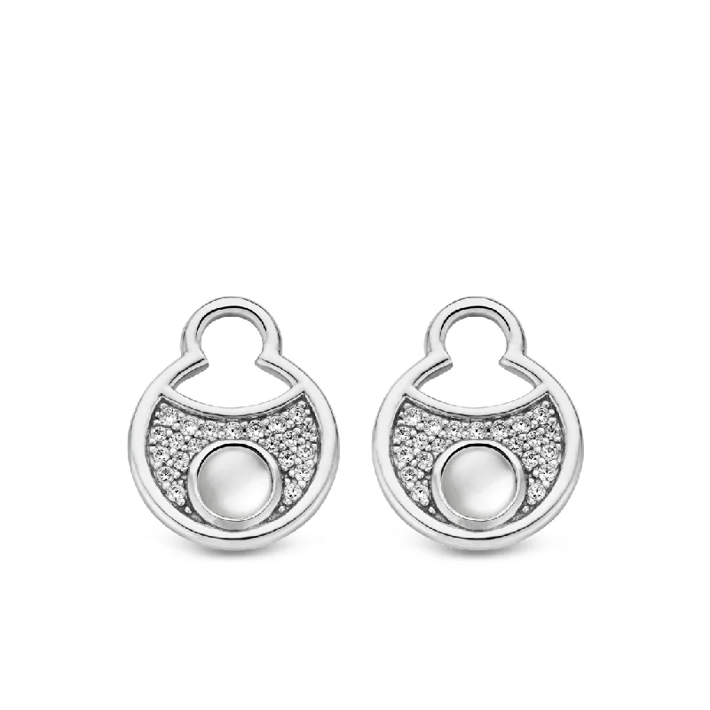 bendable hoop earrings-TI SENTO Ear Charms 9188MW